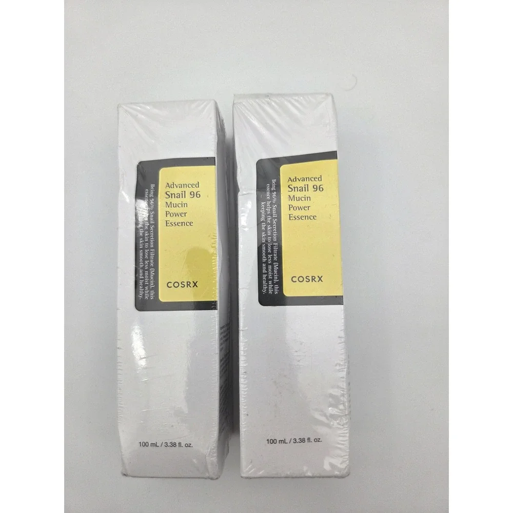 2 pk COSRX Snail‎ Mucin 96% Power Repairing Essence 3.38 Fl.Oz 100Ml